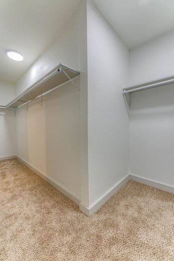 Large walk-in closets